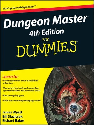 cover image of Dungeon Master&#174; 4th Edition For Dummies&#174;